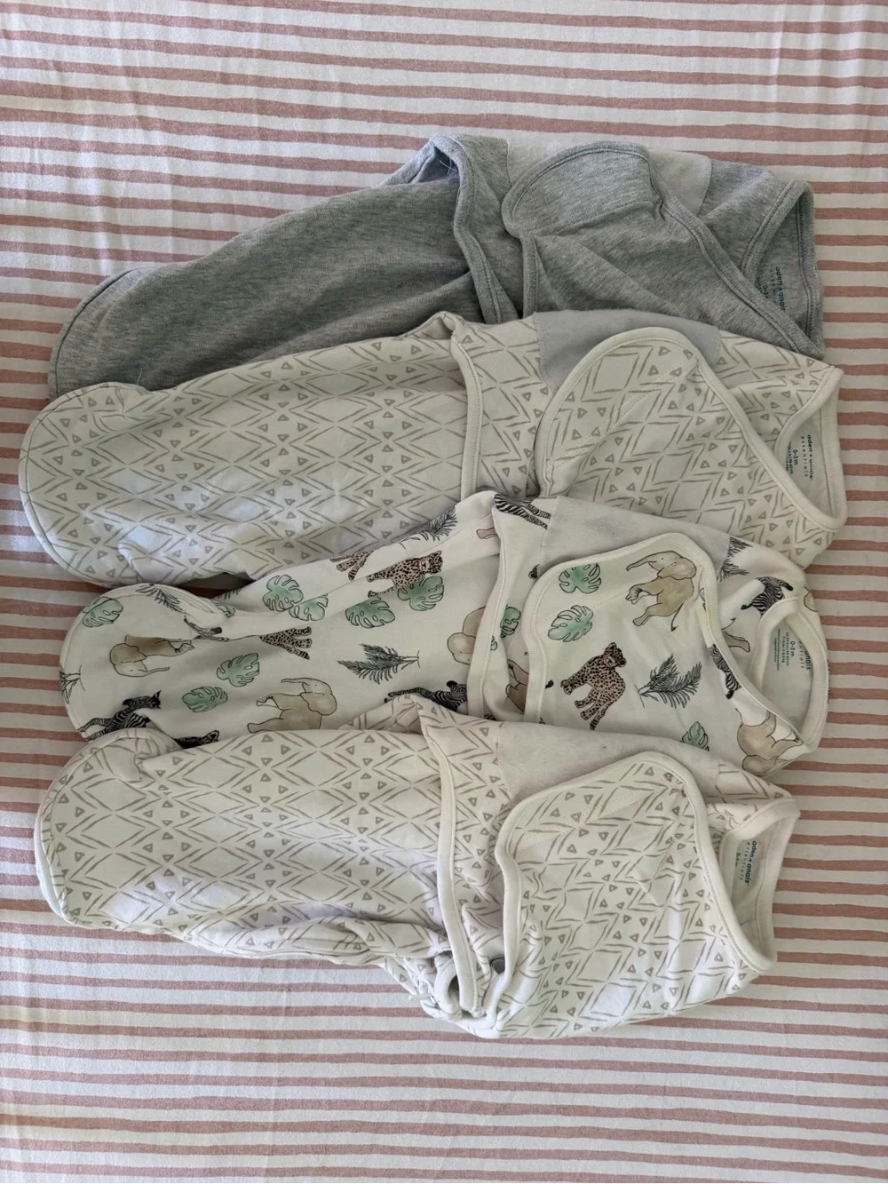 aden + anais 100% Cotton Quick Change zipper 5 pack bundle
